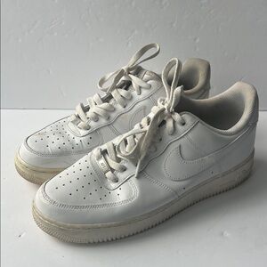 Nike Air Force 1 Low White Sneakers Shoes Mens Size 11